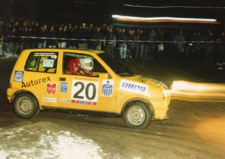 Jacek Sikora i Marek Kaczmarek - Fiat Cinquecento Sporting.